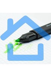 Текстовыделитель Silwerhof Prime 108031-03, скошенный пишущий наконечник, 1-4мм, зеленый, коробка