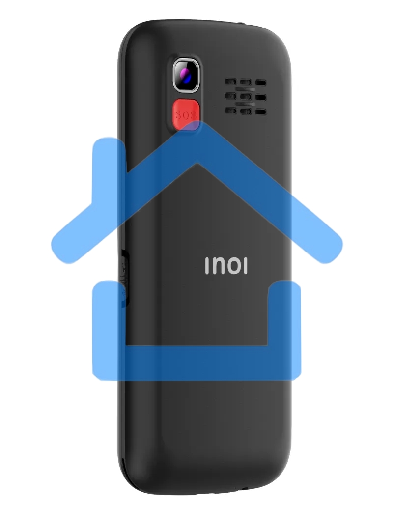 Мобильный телефон INOI 148 Senior 4G черный