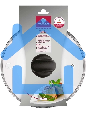 Крышка Rondell RDA-125 Weller 20см стеклянная