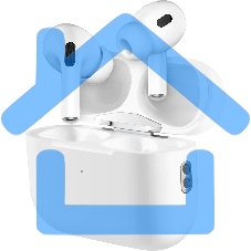 Беспроводная гарнитура Defender Apods pro белый, TWS, Bluetooth, ANC