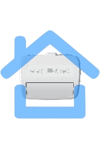 Кондиционер мобильный Hisense AP-09CW4GNCS00 9000 BTU, 18 м², 52 дБ, охлаждение, осушение, белый