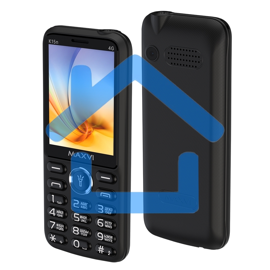 Мобильный телефон MAXVI K15n 4G черный