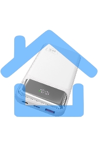 Портативный аккумулятор MORE CHOICE (4620202552747) PB29-10 10000mAh 1USB+2Type-C 3.0A 22.5W+PD20W+QC3.0, белый