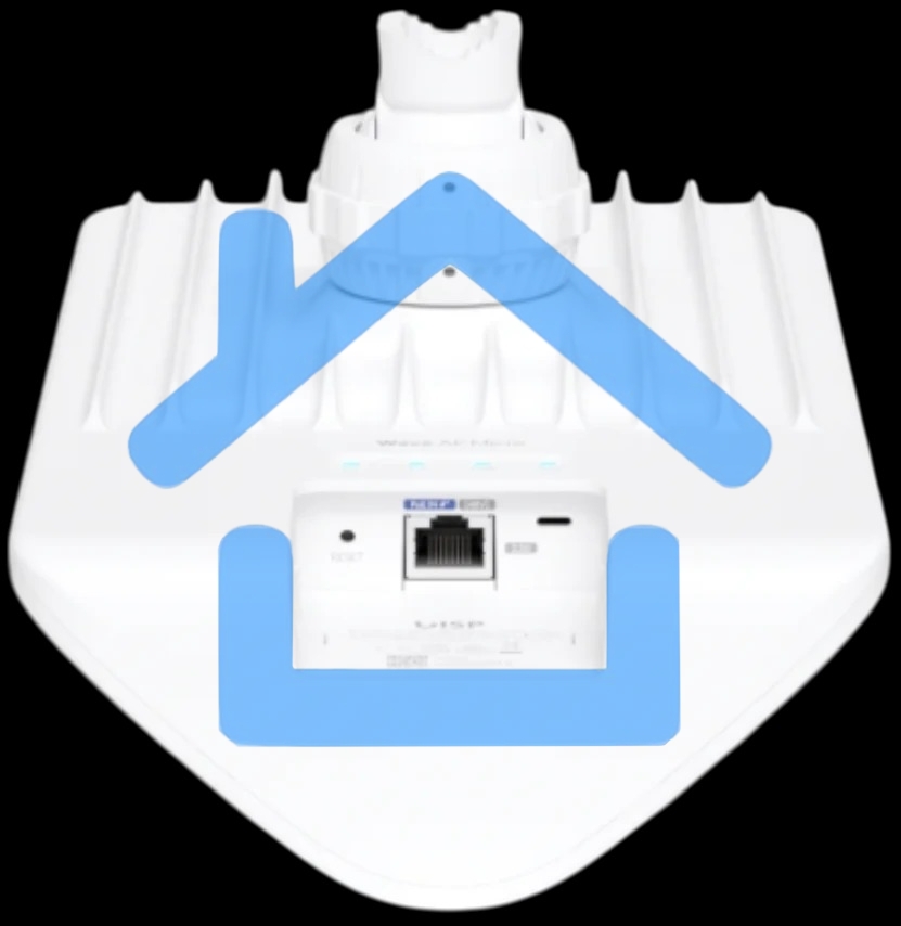 Точка доступа Wi-Fi Ubiquiti UISP Wave AP Micro Базовая станция 60 ГГц (с резервированием 5 ГГц), UISP Wave Technology, 20 дБи