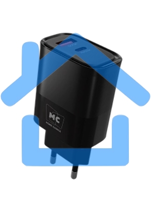 Зарядное устройство MORE CHOICE (4620202555557) NC81i СЗУ 1USB+1Type-C 3.0A PD 20W+ QC3.0, черный