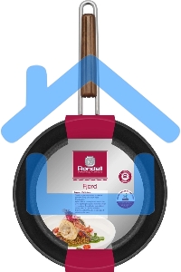 Сковорода Rondell Fjord RDA-1795, 26см, без крышки, черный