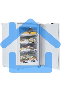 Морозильная камера Бирюса 514 белый 110л, 4 ящика