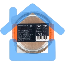 Контейнер LEONORD BAMBU, объем: 400 мл, из жаропрочного стекла с крышкой из бамбука, круглый (106023)