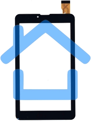 Сенсорное стекло (тачскрин) Kingvina PG601, черное