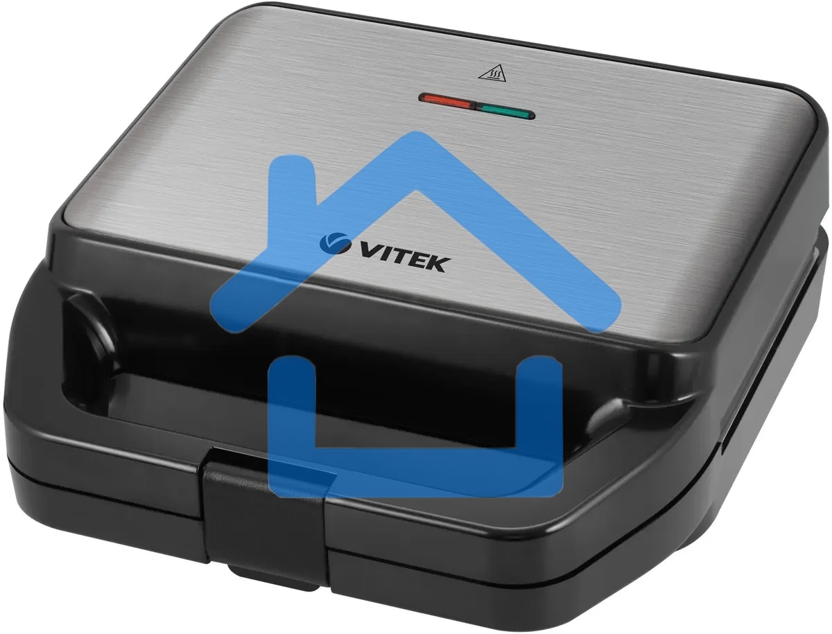 Вафельница Vitek VT-2626 850Вт черный/серебристый