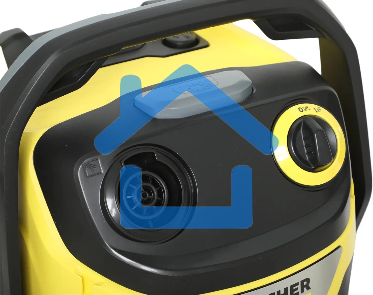 Строительный пылесос Karcher WD 5 S V-25/5/22 желтый, 1100 Вт, уборка сухая/сбор воды, пылесборник мешок/контейнер, 25 л