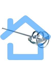 Миксер для красок и штукатурных смесей, 100 х 600 мм, оцинкованный, хвостовик SDS Plus Denzel