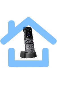 Телефон DECT-трубка Yealink W74H черный