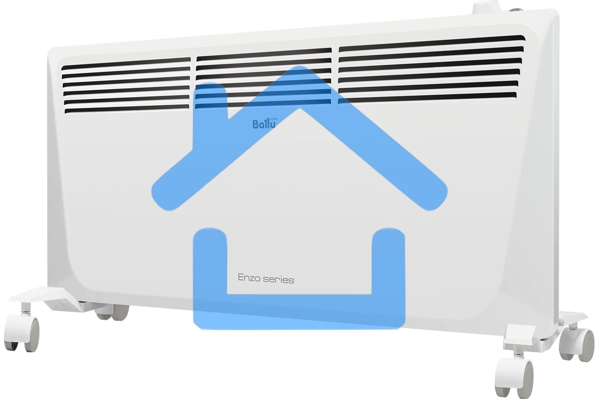 Конвектор Ballu Enzo BEC/EZMR-2000 белый, 2000 Вт, 25 м2, термостат