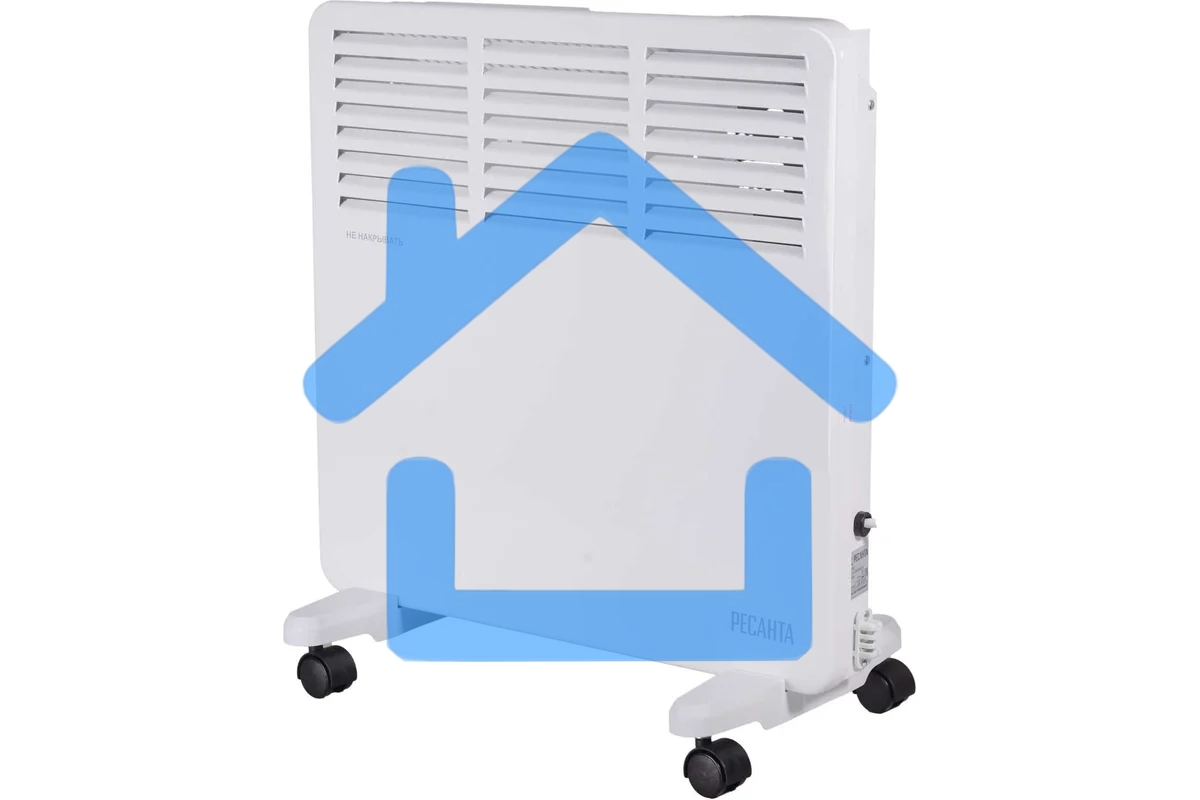 Конвектор Ресанта ОК-1000Е белый, 1000 Вт, 10 м2, термостат, дисплей