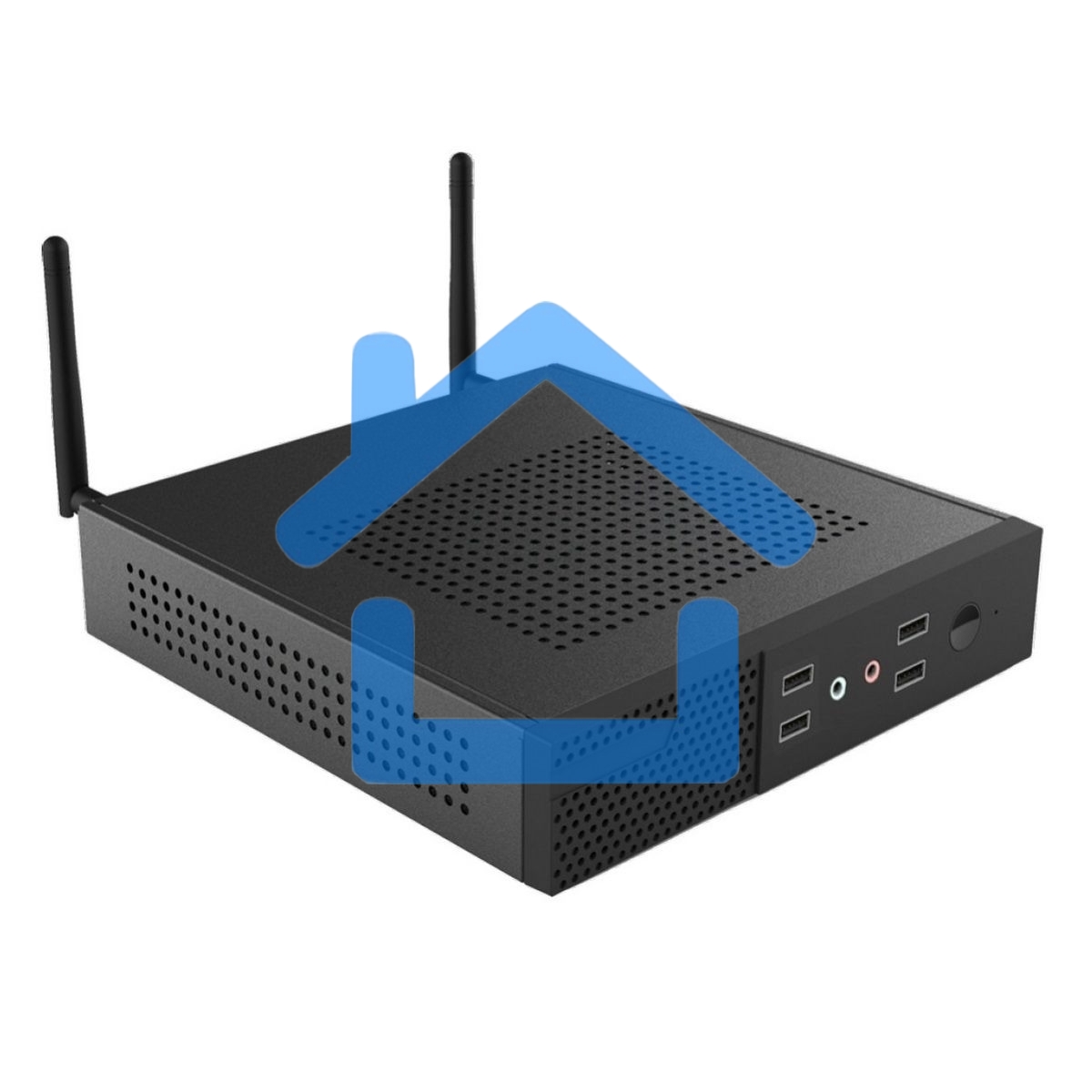 Платформа системного блока Prittec Q7 H610 Support Intel CPU, Max 65W, 2 x DDR4 SODIMM,Max 64Gb, WIFI,BT, VESA, TPM, DP+HDMI