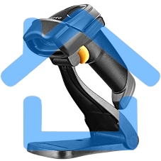 Сканер штрих-кода ручной Mindeo MD6600-HD_stand 2D имидж, проводной, подставка в комплекте, 100 скан/сек, USB, серый