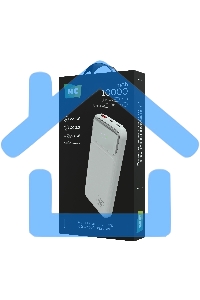 Портативный аккумулятор MORE CHOICE (4620202552747) PB29-10 10000mAh 1USB+2Type-C 3.0A 22.5W+PD20W+QC3.0, белый