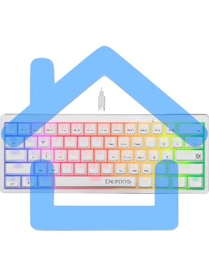 Клавиатура Defender Deimos GK-303 проводная, USB, белый