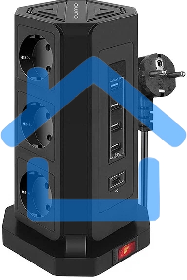 Сетевой фильтр QUMO Power Tower PRO PD 8SP4U (P-0004)