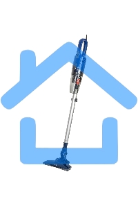 Пылесос вертикальный/ручной JVC JH-VS118 синий, питание от сети, 130 Вт, уборка сухая, пылесборник 1.2 л