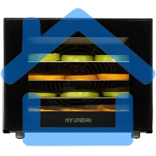 Сушка для фруктов и овощей Hyundai HYFD-1204 8под. 400Вт черный