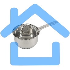 Ковш MALLONY Mediano нержавеющая сталь, со стеклянной крышкой, 1,9 л, d-16