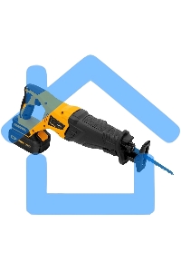 Пила сабельная аккумуляторная бесщет BRC-120, 18В Li-Ion Denzel