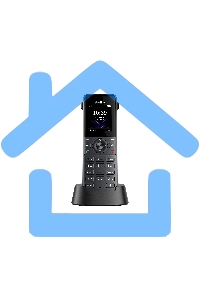 Телефон DECT-трубка Yealink W74H черный