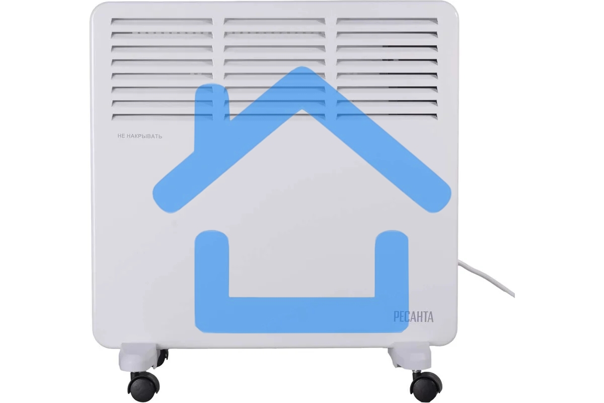 Конвектор Ресанта ОК-1000Е белый, 1000 Вт, 10 м2, термостат, дисплей