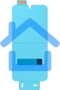 Защитная пленка для экрана Samsung прозрачный для Samsung Galaxy S23 FE прозрачный 2шт. (EF-US711CTEGRU)