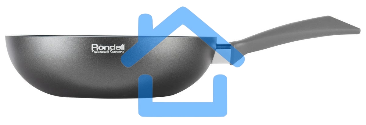 Сковорода ВОК Rondell Strike RDA-1398, 28см, антипригарное покрытие, алюминиевая