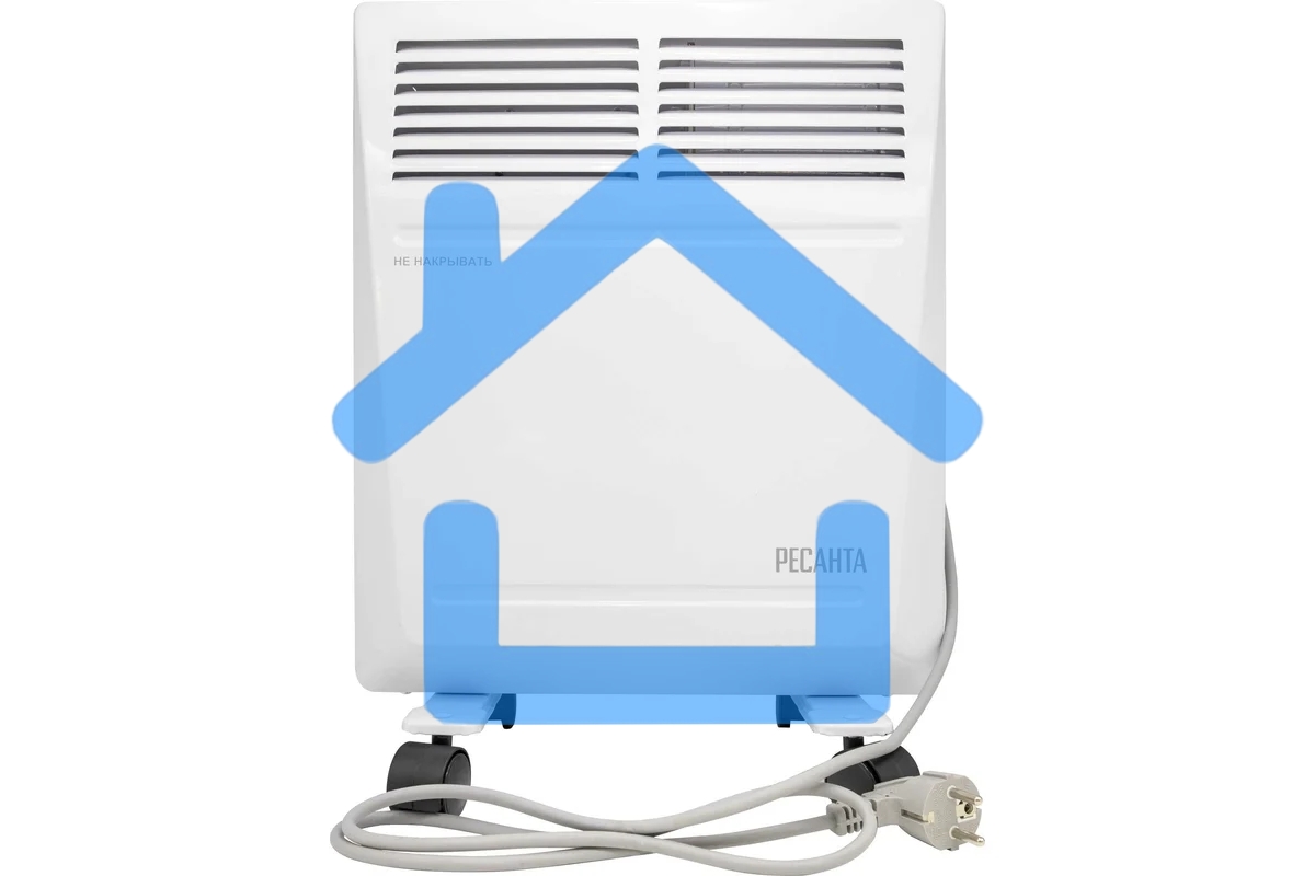 Конвектор Ресанта ОК-1000 белый, 1000 Вт, 15 м2, термостат