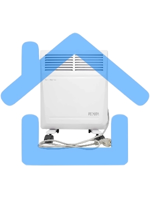 Конвектор Ресанта ОК-1000 белый, 1000 Вт, 15 м2, термостат