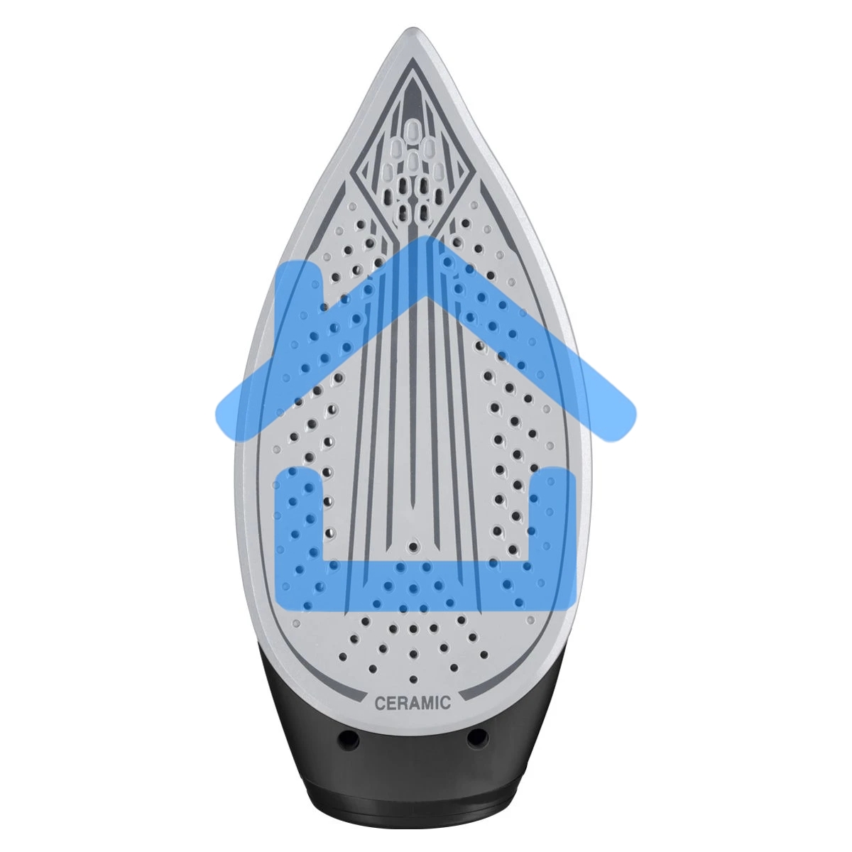 Утюг Eurostek EEI-3000 с паровой станцией, 2800 Вт, черный