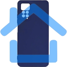 Чехол (клип-кейс) DF xiCase-62 для Xiaomi Redmi Note 11 Pro/11 Pro 5G синий