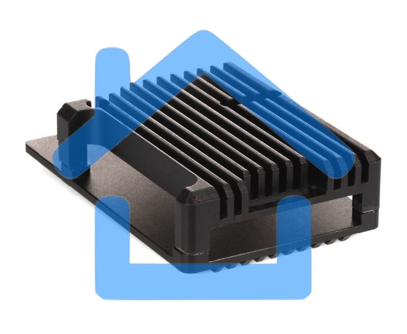 Компьютерный корпус Qumo Aluminum case without fan, Raspberry Pi 4, black(RS006)