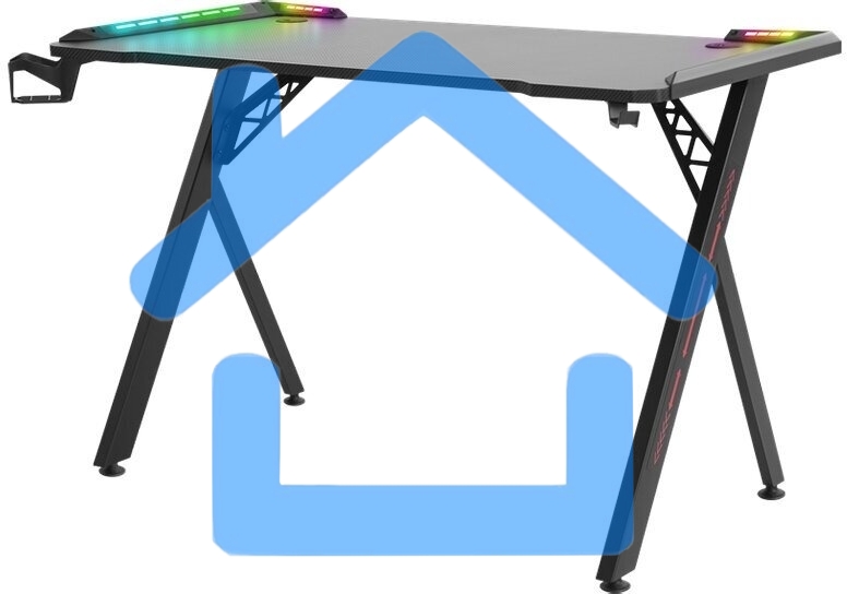 Стол игровой Defender EXTREME RGB черный