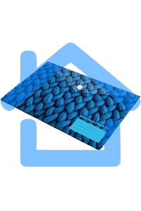 Конверт на кнопке Silwerhof FABRIC A5 непрозрачный пластик 0.25мм