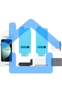 Защитная пленка для экрана Samsung прозрачный для Samsung Galaxy S23 FE прозрачный 2шт. (EF-US711CTEGRU)