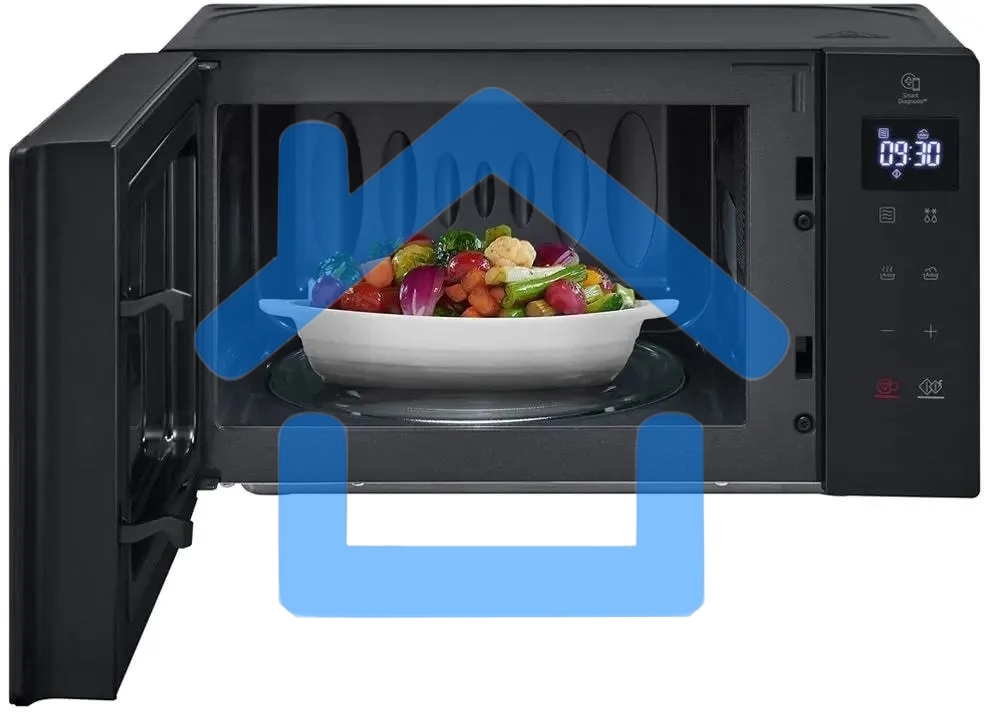 Микроволновая печь LG MS2032GAS черный 20л 700Вт сенсор