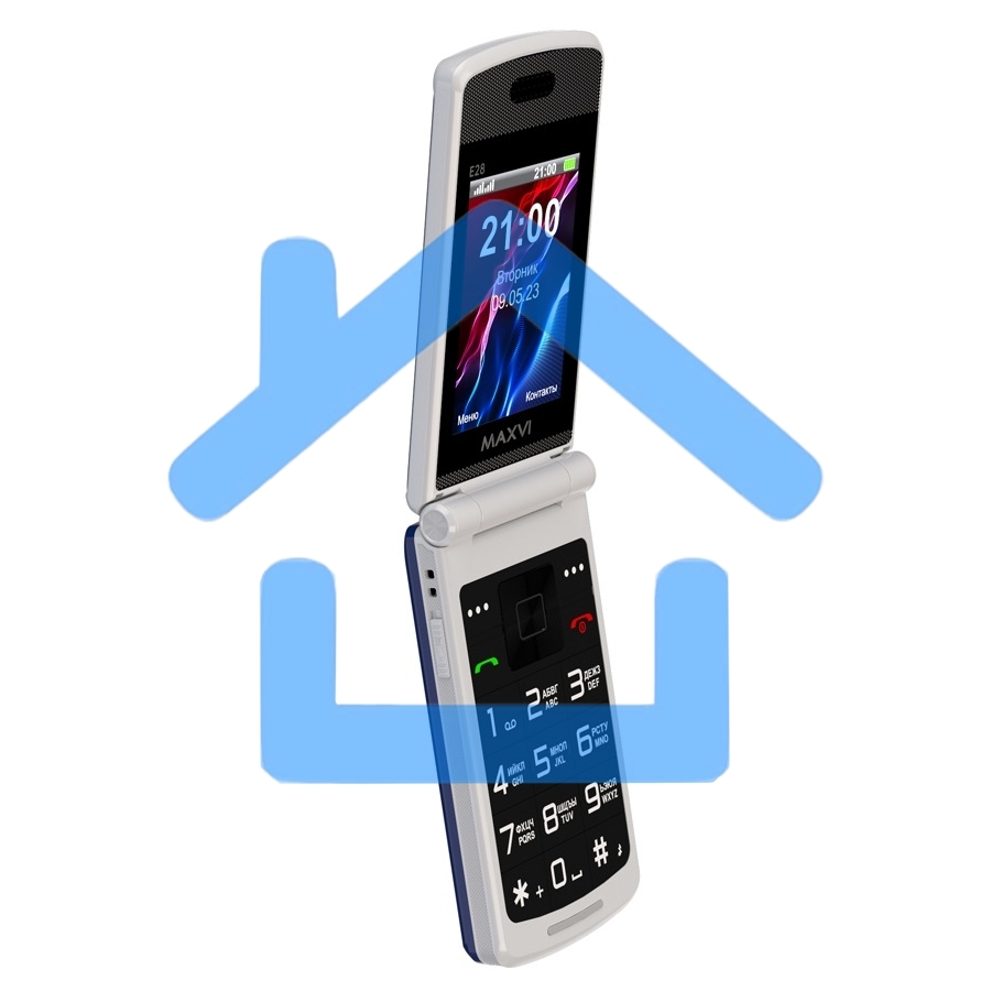 Мобильный телефон Maxvi E28 синий