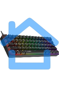 Клавиатура проводная Defender Consul GK-220 RU, USB, черный