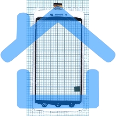 Сенсорное стекло (тачскрин) WJ10030-FPC V2.0, белое