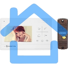 Комплект домофона Tantos Lilu kit белый