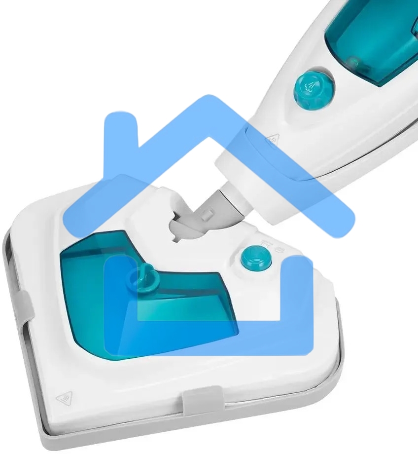 Швабра паровая Kitfort КТ-3908 белый/бирюзовый