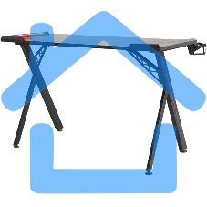 Стол игровой Defender EXTREME RGB черный