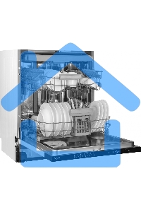 Встраиваемая посудомоечная машина Weissgauff BDW 6037, черный, 59.8 см, 13 компл., 57 дБ, класс A+++