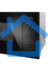 Микроволновая печь встраиваемая Maunfeld MBMO925SGB09 черный, 25 л, 1450 Вт, переключатели -сенсор