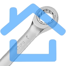 Ключ комбинированный трещоточный Denzel 14713 19 мм, CrV, матовый хром